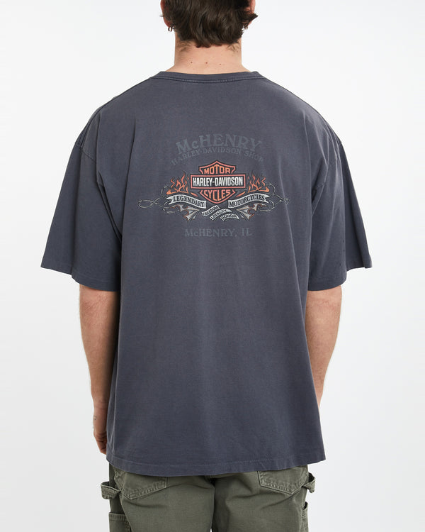 Vintage Harley Davidson Tee <br>XL , The Real Deal , newtown, sydney, australia, thrift store, opshop, preloved, secondhand, sustainable, retro, antique, 70s, 80s, 90s, 2000s, 00s, fashion, clothing, streetwear, trendy, garment, style, boutique, store, shop, archive, sale, cheap, best, top