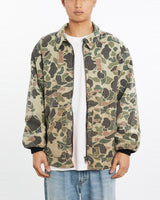 Vintage, 90s, Duck, Camo, Reversible, Jacket, The Real Deal, size large, colour Multicolour, newtown, sydney, australia, thrift store, opshop, preloved, secondhand, sustainable, retro, antique, 70s, 80s, 90s, 2000s, 00s, fashion, clothing, streetwear, trendy, garment, style, boutique, store, shop, archive, sale, cheap, best, top, Jackets