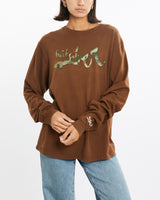 Vintage, Quiksilver, Surf, Long, Sleeve, Tee, The Real Deal, size medium, colour Brown, newtown, sydney, australia, thrift store, opshop, preloved, secondhand, sustainable, retro, antique, 70s, 80s, 90s, 2000s, 00s, fashion, clothing, streetwear, trendy, garment, style, boutique, store, shop, archive, sale, cheap, best, top, T-Shirts