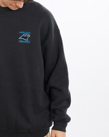 Vintage, 90s, NFL, Carolina, Panthers, Sweatshirt, The Real Deal, size large, colour Black, newtown, sydney, australia, thrift store, opshop, preloved, secondhand, sustainable, retro, antique, 70s, 80s, 90s, 2000s, 00s, fashion, clothing, streetwear, trendy, garment, style, boutique, store, shop, archive, sale, cheap, best, top, Sweats and hoodies