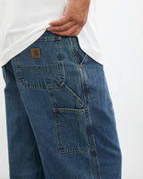Vintage Carhartt Denim Carpenter Pants <br>38" , The Real Deal , newtown, sydney, australia, thrift store, opshop, preloved, secondhand, sustainable, retro, antique, 70s, 80s, 90s, 2000s, 00s, fashion, clothing, streetwear, trendy, garment, style, boutique, store, shop, archive, sale, cheap, best, top