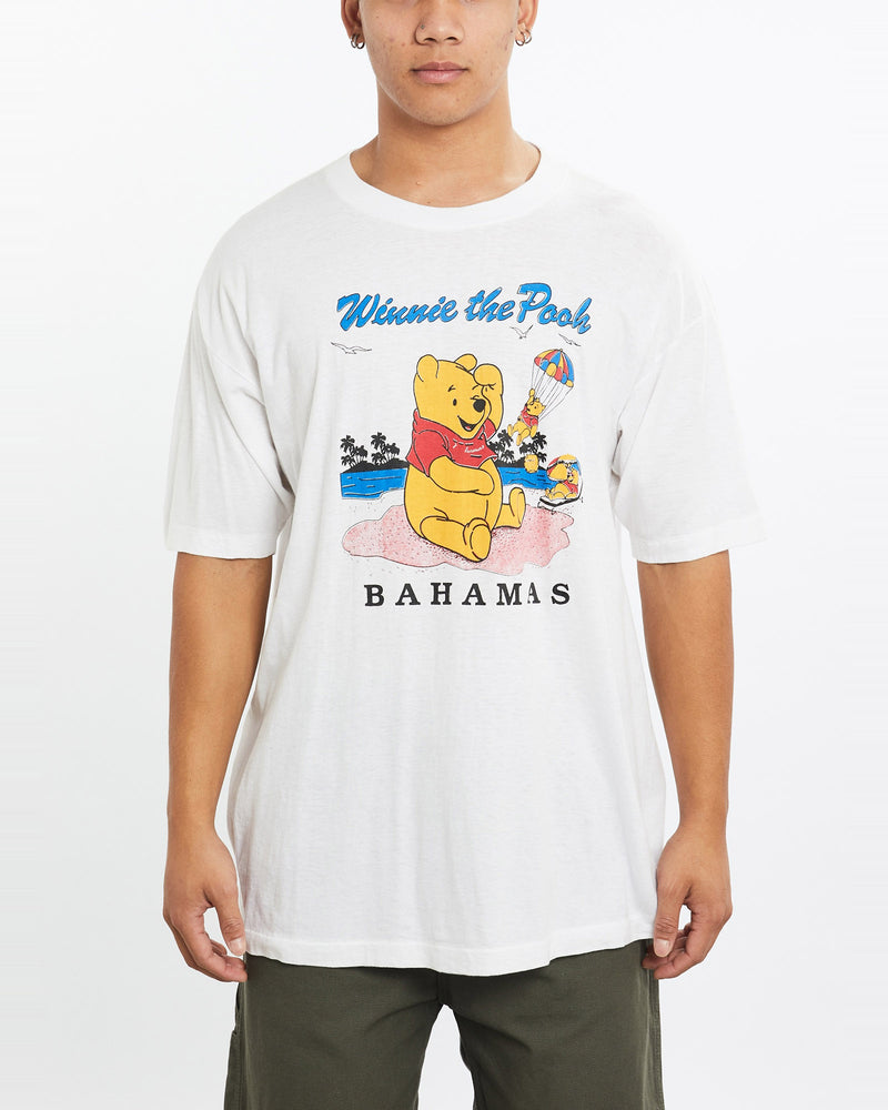 Vintage, Disney, Winnie, The, Pooh, Bahamas, Souvenir, Tee, The Real Deal, size large, colour White, newtown, sydney, australia, thrift store, opshop, preloved, secondhand, sustainable, retro, antique, 70s, 80s, 90s, 2000s, 00s, fashion, clothing, streetwear, trendy, garment, style, boutique, store, shop, archive, sale, cheap, best, top, T-Shirts