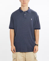 Vintage, 90s, Polo, Ralph, Lauren, Polo, Shirt, The Real Deal, size large, colour Navy, newtown, sydney, australia, thrift store, opshop, preloved, secondhand, sustainable, retro, antique, 70s, 80s, 90s, 2000s, 00s, fashion, clothing, streetwear, trendy, garment, style, boutique, store, shop, archive, sale, cheap, best, top, Shirts