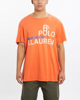 Vintage, 90s, Polo, Ralph, Lauren, Tee, The Real Deal, size large, colour Orange, newtown, sydney, australia, thrift store, opshop, preloved, secondhand, sustainable, retro, antique, 70s, 80s, 90s, 2000s, 00s, fashion, clothing, streetwear, trendy, garment, style, boutique, store, shop, archive, sale, cheap, best, top, T-Shirts