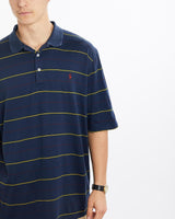 Vintage, 90s, Polo, Ralph, Lauren, Polo, Shirt, The Real Deal, size extra large, colour Navy, newtown, sydney, australia, thrift store, opshop, preloved, secondhand, sustainable, retro, antique, 70s, 80s, 90s, 2000s, 00s, fashion, clothing, streetwear, trendy, garment, style, boutique, store, shop, archive, sale, cheap, best, top, Shirts