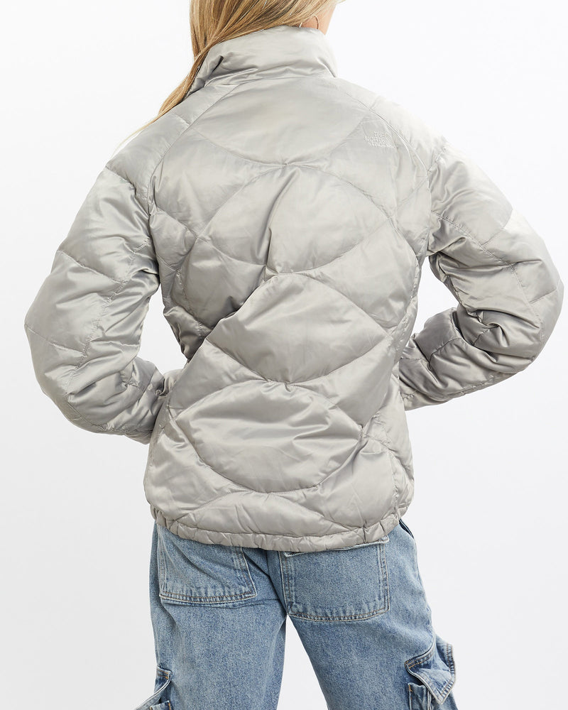 Vintage, The, North, Face, 550, Puffer, Jacket, The Real Deal, size extra small, colour Grey, newtown, sydney, australia, thrift store, opshop, preloved, secondhand, sustainable, retro, antique, 70s, 80s, 90s, 2000s, 00s, fashion, clothing, streetwear, trendy, garment, style, boutique, store, shop, archive, sale, cheap, best, top, Jackets