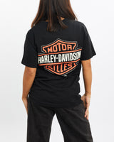 Vintage, 90s, Harley, Davidson, Tee, The Real Deal, size extra small, colour Black, newtown, sydney, australia, thrift store, opshop, preloved, secondhand, sustainable, retro, antique, 70s, 80s, 90s, 2000s, 00s, fashion, clothing, streetwear, trendy, garment, style, boutique, store, shop, archive, sale, cheap, best, top, T-Shirts
