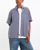 Vintage, Tommy, Hilfiger, Short, Sleeve, Button, Up, Shirt, The Real Deal, size medium, colour Black, newtown, sydney, australia, thrift store, opshop, preloved, secondhand, sustainable, retro, antique, 70s, 80s, 90s, 2000s, 00s, fashion, clothing, streetwear, trendy, garment, style, boutique, store, shop, archive, sale, cheap, best, top, Shirts