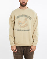 Vintage, 90s, Field, &, Stream, Deer, Wildlife, Sweatshirt, The Real Deal, size double extra large, colour Beige, newtown, sydney, australia, thrift store, opshop, preloved, secondhand, sustainable, retro, antique, 70s, 80s, 90s, 2000s, 00s, fashion, clothing, streetwear, trendy, garment, style, boutique, store, shop, archive, sale, cheap, best, top, Sweats and hoodies