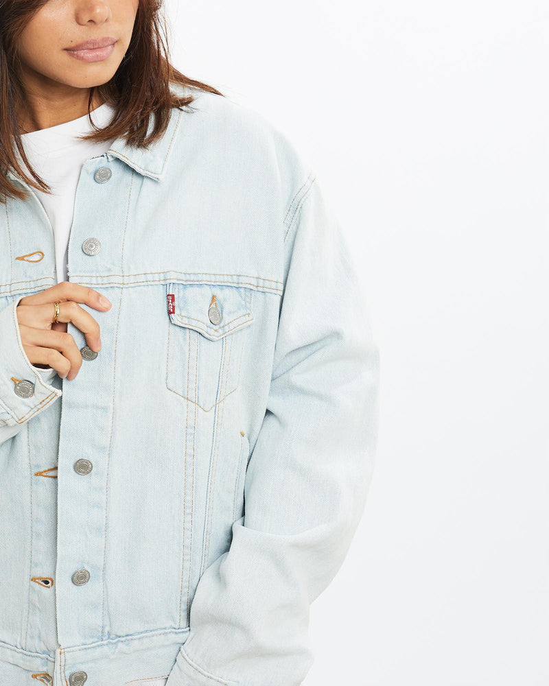 Vintage, Levi's, Denim, Jacket, The Real Deal, size extra small, colour Black, newtown, sydney, australia, thrift store, opshop, preloved, secondhand, sustainable, retro, antique, 70s, 80s, 90s, 2000s, 00s, fashion, clothing, streetwear, trendy, garment, style, boutique, store, shop, archive, sale, cheap, best, top, Jackets