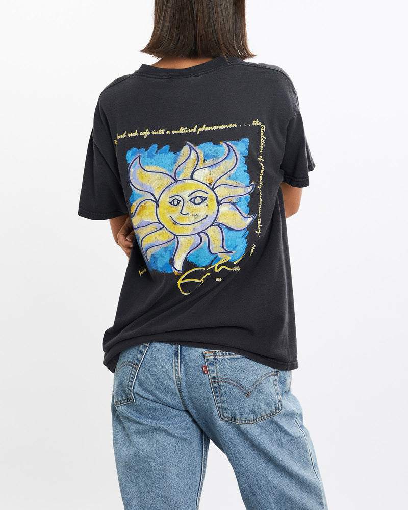 Vintage, 90s, Hard, Rock, Cafe, Tee, The Real Deal, size small, colour Black, newtown, sydney, australia, thrift store, opshop, preloved, secondhand, sustainable, retro, antique, 70s, 80s, 90s, 2000s, 00s, fashion, clothing, streetwear, trendy, garment, style, boutique, store, shop, archive, sale, cheap, best, top, T-Shirts