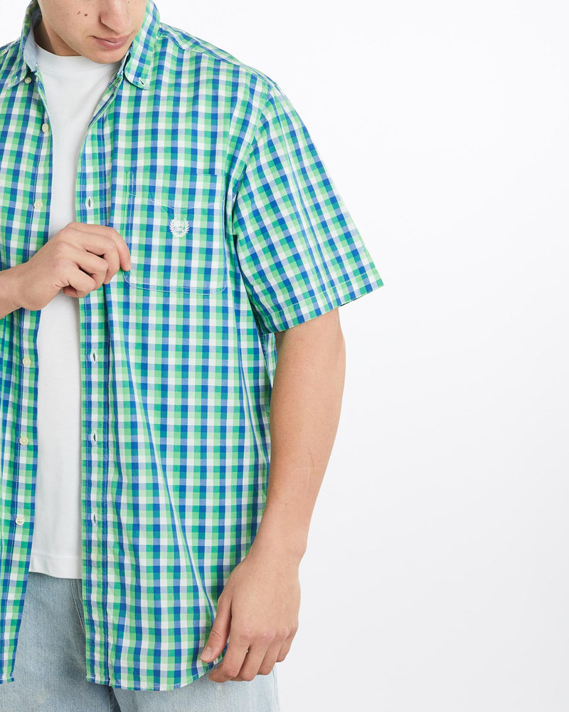 Vintage, Chaps, Ralph, Lauren, Short, Sleeve, Button, Up, Shirt, The Real Deal, size double extra large, colour Multicolour, newtown, sydney, australia, thrift store, opshop, preloved, secondhand, sustainable, retro, antique, 70s, 80s, 90s, 2000s, 00s, fashion, clothing, streetwear, trendy, garment, style, boutique, store, shop, archive, sale, cheap, best, top, Shirts