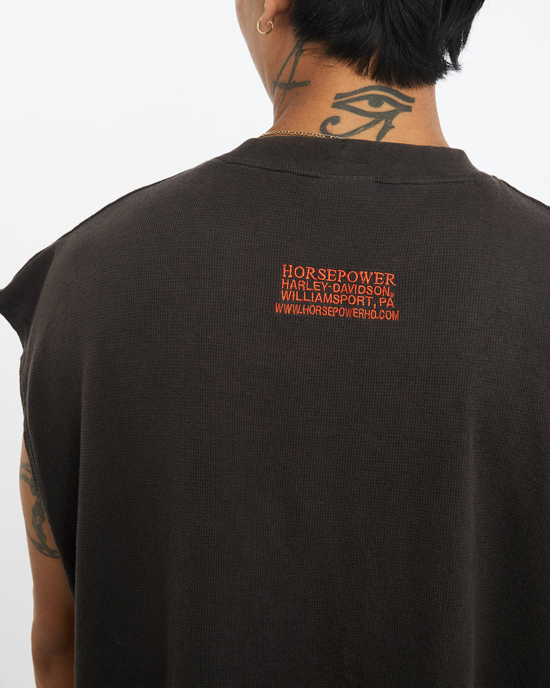 Vintage Harley Davidson Tank <br>XXL , The Real Deal , newtown, sydney, australia, thrift store, opshop, preloved, secondhand, sustainable, retro, antique, 70s, 80s, 90s, 2000s, 00s, fashion, clothing, streetwear, trendy, garment, style, boutique, store, shop, archive, sale, cheap, best, top