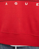 Vintage, 90s, NHL, Chicago, Blackhawks, Sweatshirt, The Real Deal, size small, colour Red, newtown, sydney, australia, thrift store, opshop, preloved, secondhand, sustainable, retro, antique, 70s, 80s, 90s, 2000s, 00s, fashion, clothing, streetwear, trendy, garment, style, boutique, store, shop, archive, sale, cheap, best, top, Sweats and hoodies