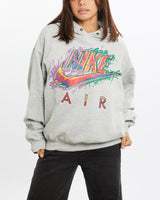 Vintage, 90s, Nike, Air, Hooded, Sweatshirt, The Real Deal, size extra small, colour Green, newtown, sydney, australia, thrift store, opshop, preloved, secondhand, sustainable, retro, antique, 70s, 80s, 90s, 2000s, 00s, fashion, clothing, streetwear, trendy, garment, style, boutique, store, shop, archive, sale, cheap, best, top, Sweats and hoodies