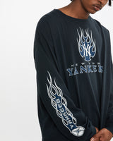 Vintage MLB New York Yankees Long Sleeve Tee <br>L , The Real Deal , newtown, sydney, australia, thrift store, opshop, preloved, secondhand, sustainable, retro, antique, 70s, 80s, 90s, 2000s, 00s, fashion, clothing, streetwear, trendy, garment, style, boutique, store, shop, archive, sale, cheap, best, top