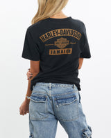 Vintage, Harley, Davidson, Tee, The Real Deal, size extra small, colour Black, newtown, sydney, australia, thrift store, opshop, preloved, secondhand, sustainable, retro, antique, 70s, 80s, 90s, 2000s, 00s, fashion, clothing, streetwear, trendy, garment, style, boutique, store, shop, archive, sale, cheap, best, top, T-Shirts