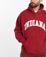Vintage, 90s, University, of, Indiana, Sweatshirt, The Real Deal, size extra large, colour Burgundy, newtown, sydney, australia, thrift store, opshop, preloved, secondhand, sustainable, retro, antique, 70s, 80s, 90s, 2000s, 00s, fashion, clothing, streetwear, trendy, garment, style, boutique, store, shop, archive, sale, cheap, best, top, Sweats and hoodies