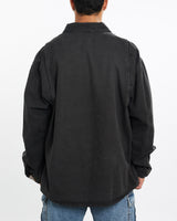 Vintage, 90s, Carhartt, Flanelette, Lined, Button, Up, Shirt, The Real Deal, size double extra large, colour Black, newtown, sydney, australia, thrift store, opshop, preloved, secondhand, sustainable, retro, antique, 70s, 80s, 90s, 2000s, 00s, fashion, clothing, streetwear, trendy, garment, style, boutique, store, shop, archive, sale, cheap, best, top, Shirts