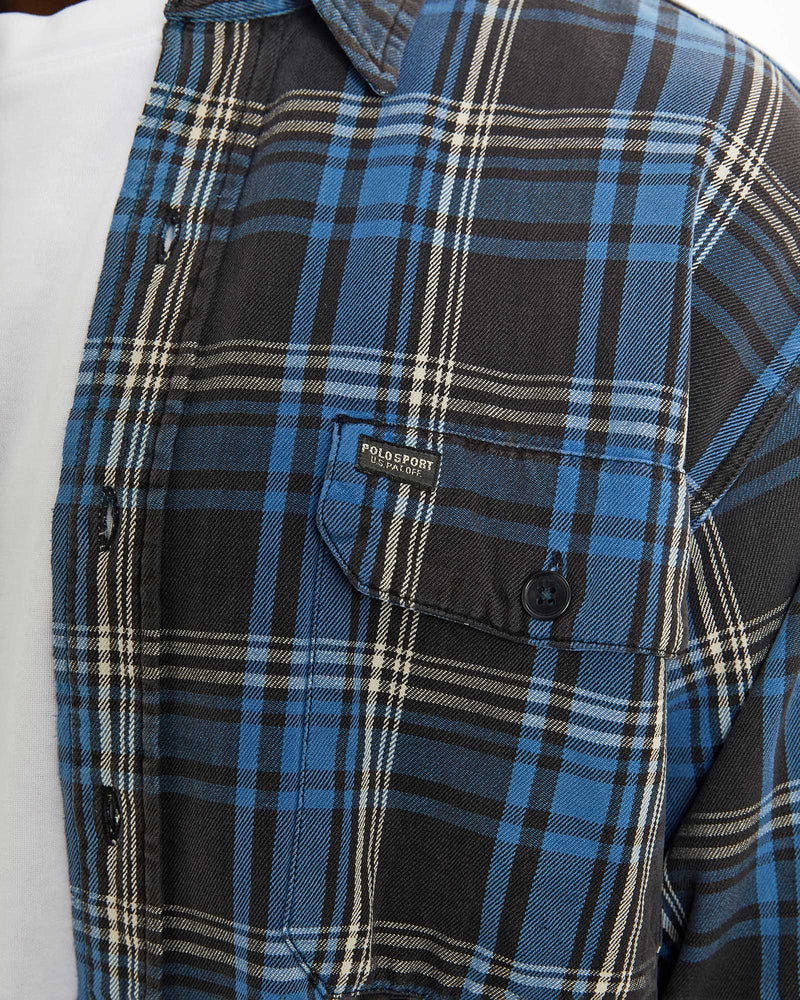 Vintage 90s Ralph Lauren Polo Sport Button Up Shirt <br>L , The Real Deal , newtown, sydney, australia, thrift store, opshop, preloved, secondhand, sustainable, retro, antique, 70s, 80s, 90s, 2000s, 00s, fashion, clothing, streetwear, trendy, garment, style, boutique, store, shop, archive, sale, cheap, best, top