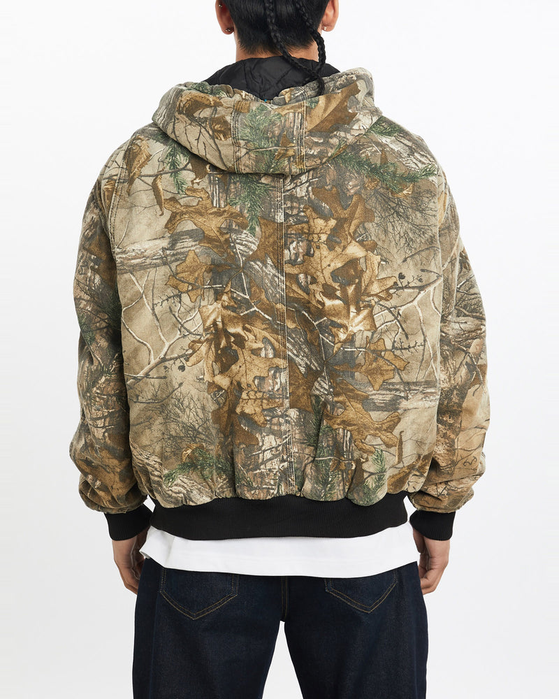 Vintage, Realtree, Camo, Jacket, The Real Deal, size large, colour Brown, newtown, sydney, australia, thrift store, opshop, preloved, secondhand, sustainable, retro, antique, 70s, 80s, 90s, 2000s, 00s, fashion, clothing, streetwear, trendy, garment, style, boutique, store, shop, archive, sale, cheap, best, top, Jackets