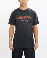 Vintage, Harley, Davidson, Tee, The Real Deal, size large, colour Black, newtown, sydney, australia, thrift store, opshop, preloved, secondhand, sustainable, retro, antique, 70s, 80s, 90s, 2000s, 00s, fashion, clothing, streetwear, trendy, garment, style, boutique, store, shop, archive, sale, cheap, best, top, T-Shirts