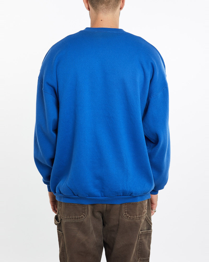 Vintage, 1994, NFL, St., Louis, Rams, Sweatshirt, The Real Deal, size extra large, colour Blue, newtown, sydney, australia, thrift store, opshop, preloved, secondhand, sustainable, retro, antique, 70s, 80s, 90s, 2000s, 00s, fashion, clothing, streetwear, trendy, garment, style, boutique, store, shop, archive, sale, cheap, best, top, Sweats and hoodies