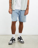 Vintage, Wrangler, Denim, Shorts, The Real Deal, size 35", colour Blue, newtown, sydney, australia, thrift store, opshop, preloved, secondhand, sustainable, retro, antique, 70s, 80s, 90s, 2000s, 00s, fashion, clothing, streetwear, trendy, garment, style, boutique, store, shop, archive, sale, cheap, best, top, Shorts