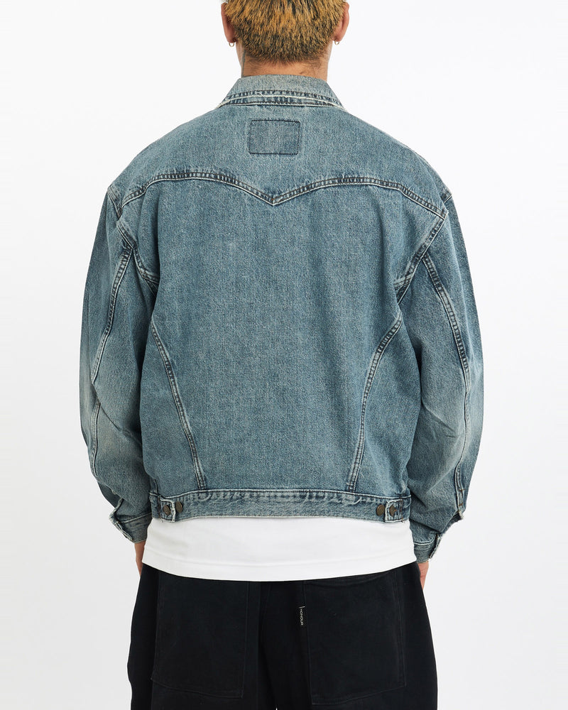 Vintage, 90s, Levi's, Denim, Jacket, The Real Deal, size extra large, colour Navy, newtown, sydney, australia, thrift store, opshop, preloved, secondhand, sustainable, retro, antique, 70s, 80s, 90s, 2000s, 00s, fashion, clothing, streetwear, trendy, garment, style, boutique, store, shop, archive, sale, cheap, best, top, Jackets