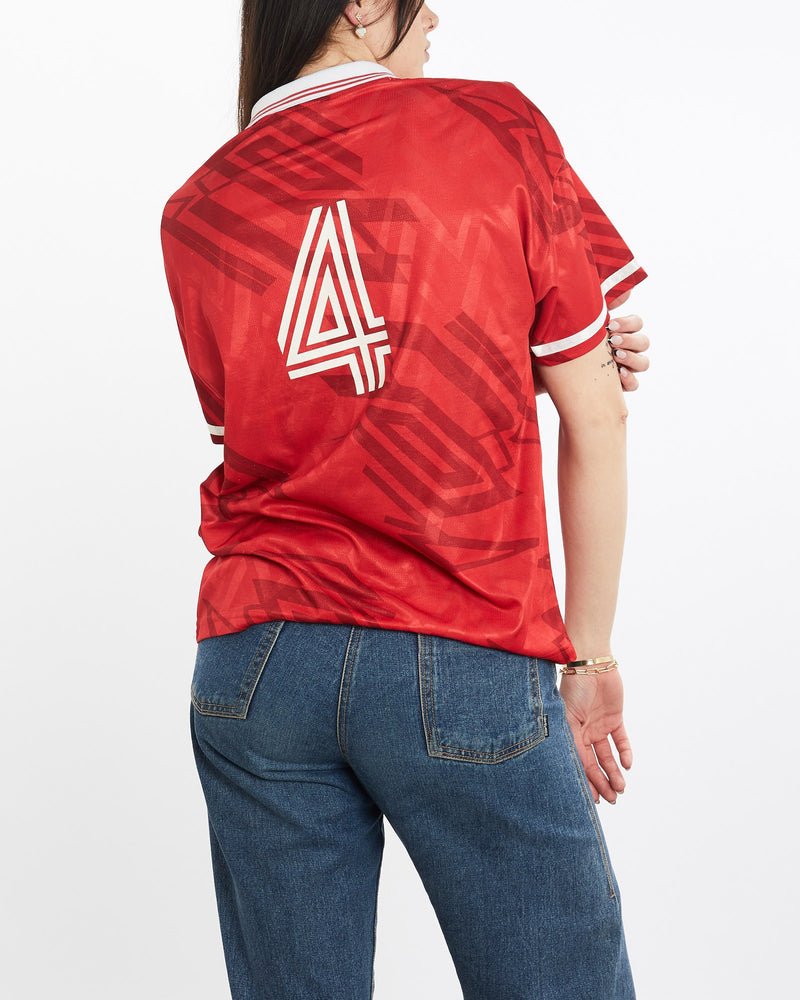 Vintage, 90s, Umbro, Ballard, Kiwanis, Soccer, Jersey, The Real Deal, size large, colour Red, newtown, sydney, australia, thrift store, opshop, preloved, secondhand, sustainable, retro, antique, 70s, 80s, 90s, 2000s, 00s, fashion, clothing, streetwear, trendy, garment, style, boutique, store, shop, archive, sale, cheap, best, top, T-Shirts