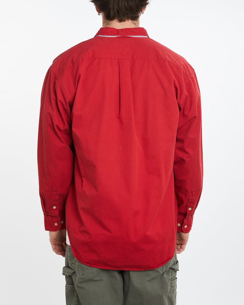 Vintage 90s Tommy Hilfiger Button Up Shirt <br>XL , The Real Deal , newtown, sydney, australia, thrift store, opshop, preloved, secondhand, sustainable, retro, antique, 70s, 80s, 90s, 2000s, 00s, fashion, clothing, streetwear, trendy, garment, style, boutique, store, shop, archive, sale, cheap, best, top