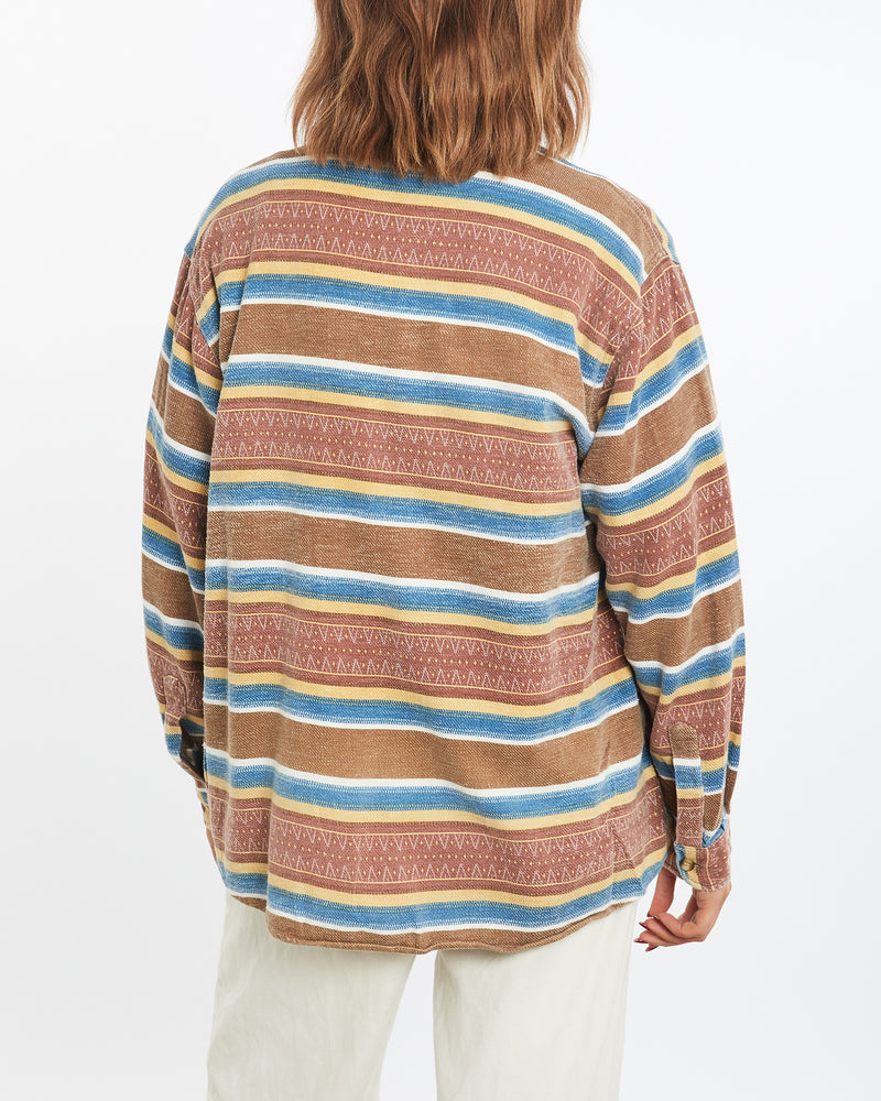 Vintage Flannelette Button Up Shirt <br>M , The Real Deal , newtown, sydney, australia, thrift store, opshop, preloved, secondhand, sustainable, retro, antique, 70s, 80s, 90s, 2000s, 00s, fashion, clothing, streetwear, trendy, garment, style, boutique, store, shop, archive, sale, cheap, best, top