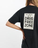 Vintage, 90s, D.A.R.E, Tee, The Real Deal, size medium, colour Black, newtown, sydney, australia, thrift store, opshop, preloved, secondhand, sustainable, retro, antique, 70s, 80s, 90s, 2000s, 00s, fashion, clothing, streetwear, trendy, garment, style, boutique, store, shop, archive, sale, cheap, best, top, T-Shirts