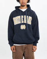 Vintage University of Notre Dame Hooded Sweatshirt <br>M , The Real Deal , newtown, sydney, australia, thrift store, opshop, preloved, secondhand, sustainable, retro, antique, 70s, 80s, 90s, 2000s, 00s, fashion, clothing, streetwear, trendy, garment, style, boutique, store, shop, archive, sale, cheap, best, top