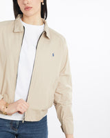 Vintage, 90s, Polo, Ralph, Lauren, Harrington, Jacket, The Real Deal, size medium, colour Brown, newtown, sydney, australia, thrift store, opshop, preloved, secondhand, sustainable, retro, antique, 70s, 80s, 90s, 2000s, 00s, fashion, clothing, streetwear, trendy, garment, style, boutique, store, shop, archive, sale, cheap, best, top, Jackets