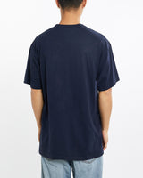 Vintage, NBA, Indiana, Pacers, Tee, The Real Deal, size large, colour Navy, newtown, sydney, australia, thrift store, opshop, preloved, secondhand, sustainable, retro, antique, 70s, 80s, 90s, 2000s, 00s, fashion, clothing, streetwear, trendy, garment, style, boutique, store, shop, archive, sale, cheap, best, top, T-Shirts