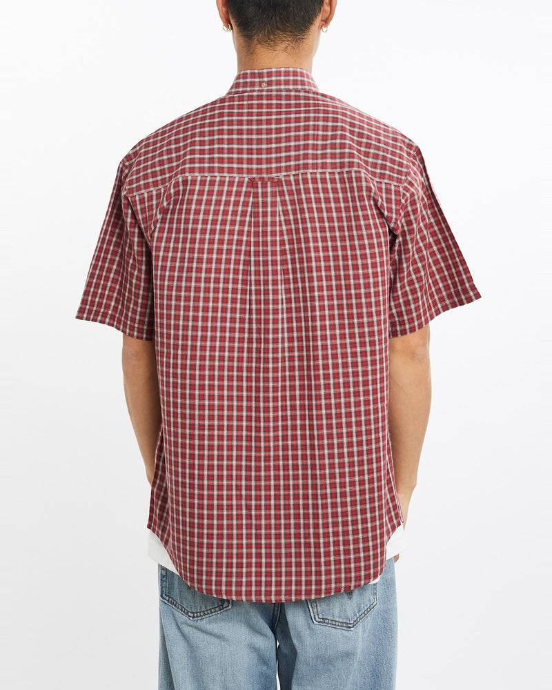 Vintage, 90s, Polo, Ralph, Lauren, Short, Sleeve, Button, Up, Shirt, The Real Deal, size large, colour Red, newtown, sydney, australia, thrift store, opshop, preloved, secondhand, sustainable, retro, antique, 70s, 80s, 90s, 2000s, 00s, fashion, clothing, streetwear, trendy, garment, style, boutique, store, shop, archive, sale, cheap, best, top, Shirts