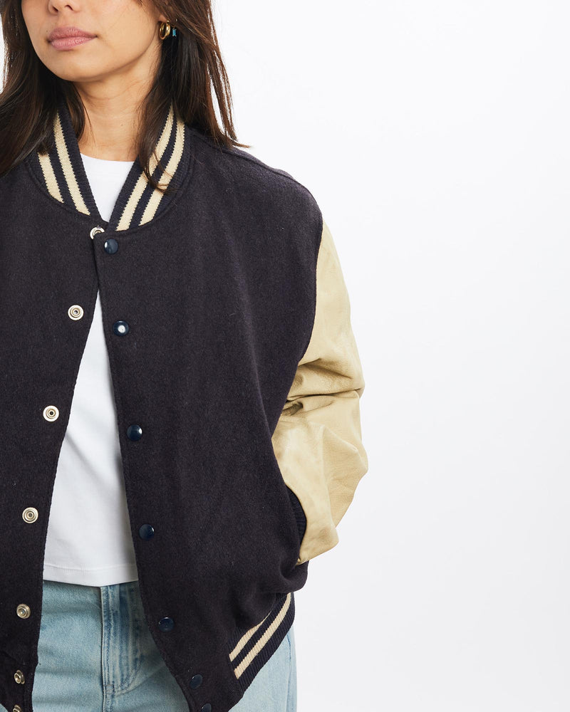 Vintage, 80s, Varsity, Jacket, The Real Deal, size small, colour Multicolour, newtown, sydney, australia, thrift store, opshop, preloved, secondhand, sustainable, retro, antique, 70s, 80s, 90s, 2000s, 00s, fashion, clothing, streetwear, trendy, garment, style, boutique, store, shop, archive, sale, cheap, best, top, Jackets
