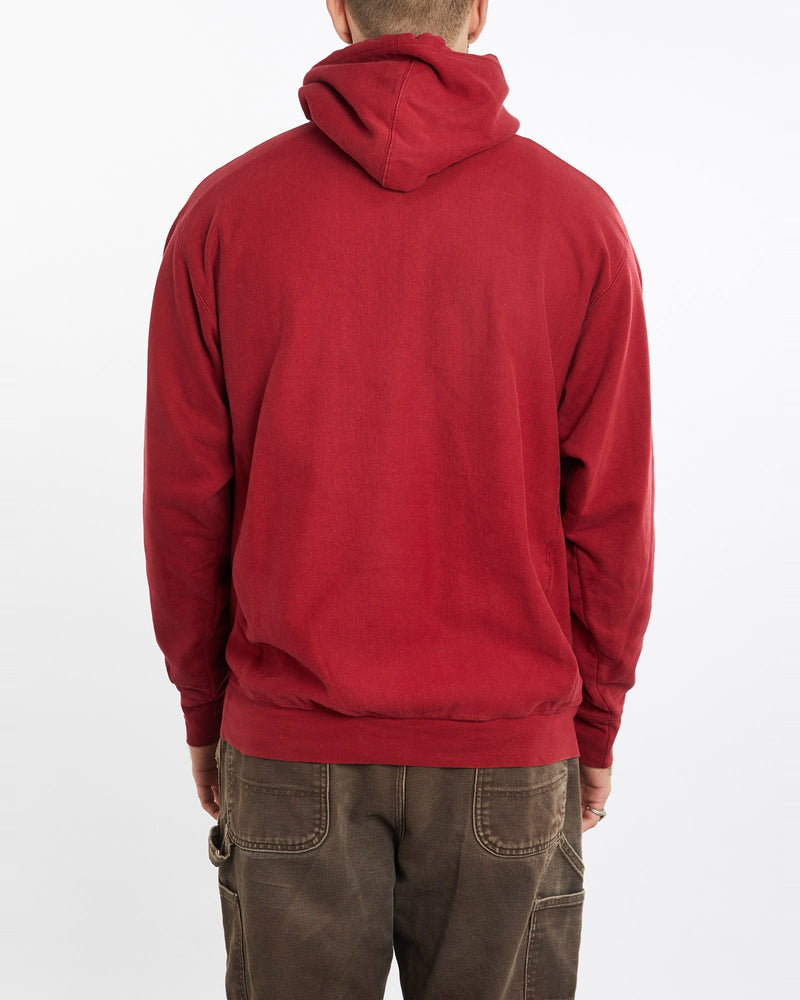 Vintage, 90s, University, of, Indiana, Sweatshirt, The Real Deal, size extra large, colour Burgundy, newtown, sydney, australia, thrift store, opshop, preloved, secondhand, sustainable, retro, antique, 70s, 80s, 90s, 2000s, 00s, fashion, clothing, streetwear, trendy, garment, style, boutique, store, shop, archive, sale, cheap, best, top, Sweats and hoodies