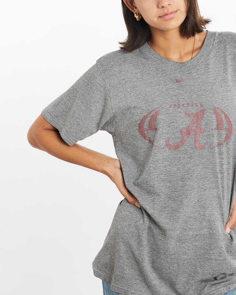 Vintage, Nike, NCAA, Alabama, Crimson, Tide, Tee, The Real Deal, size small, colour Grey, newtown, sydney, australia, thrift store, opshop, preloved, secondhand, sustainable, retro, antique, 70s, 80s, 90s, 2000s, 00s, fashion, clothing, streetwear, trendy, garment, style, boutique, store, shop, archive, sale, cheap, best, top, T-Shirts