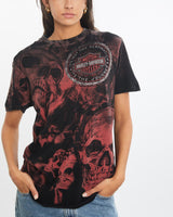 Vintage, Y2K, Harley, Davidson, Tee, The Real Deal, size small, colour Black, newtown, sydney, australia, thrift store, opshop, preloved, secondhand, sustainable, retro, antique, 70s, 80s, 90s, 2000s, 00s, fashion, clothing, streetwear, trendy, garment, style, boutique, store, shop, archive, sale, cheap, best, top, T-Shirts