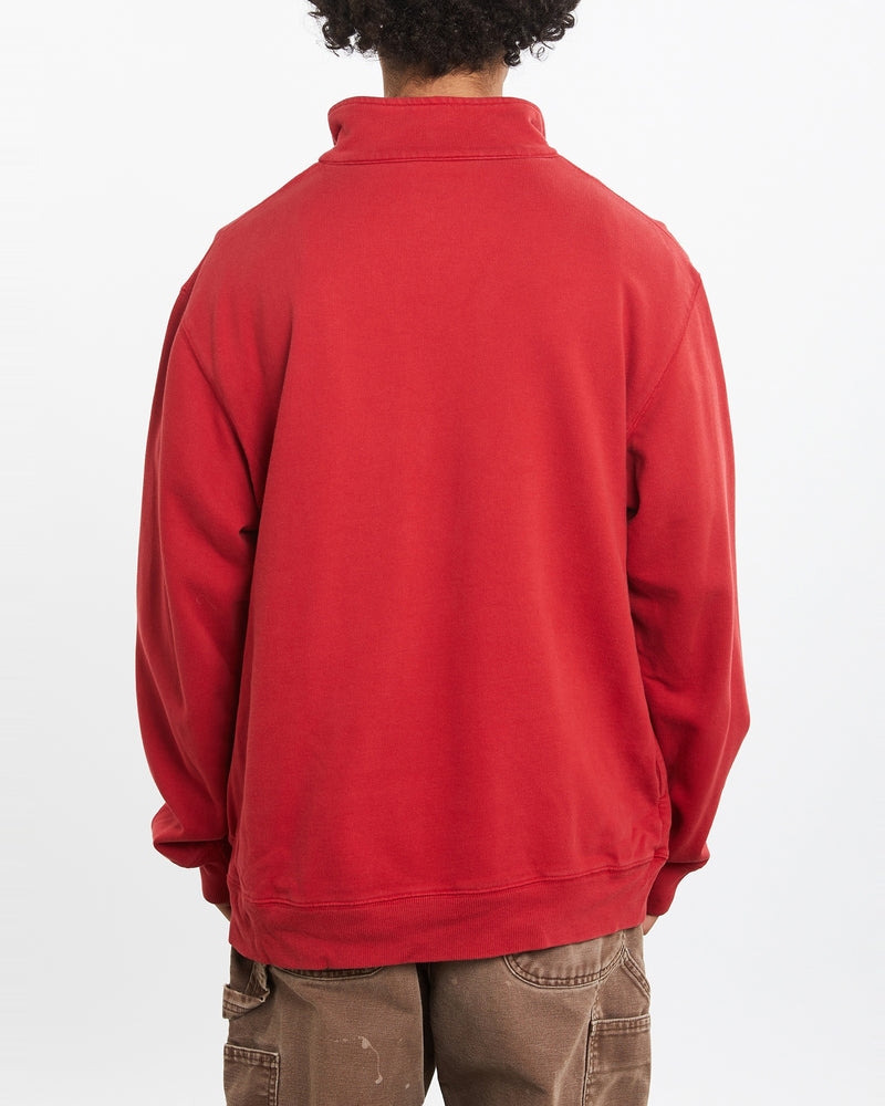 Vintage 90s Ralph Lauren Polo Jeans Co. Quarter Zip Sweatshirt <br>M , The Real Deal , newtown, sydney, australia, thrift store, opshop, preloved, secondhand, sustainable, retro, antique, 70s, 80s, 90s, 2000s, 00s, fashion, clothing, streetwear, trendy, garment, style, boutique, store, shop, archive, sale, cheap, best, top