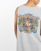 Vintage, Harley, Davidson, Tank, The Real Deal, size large, colour Grey, newtown, sydney, australia, thrift store, opshop, preloved, secondhand, sustainable, retro, antique, 70s, 80s, 90s, 2000s, 00s, fashion, clothing, streetwear, trendy, garment, style, boutique, store, shop, archive, sale, cheap, best, top, T-Shirts