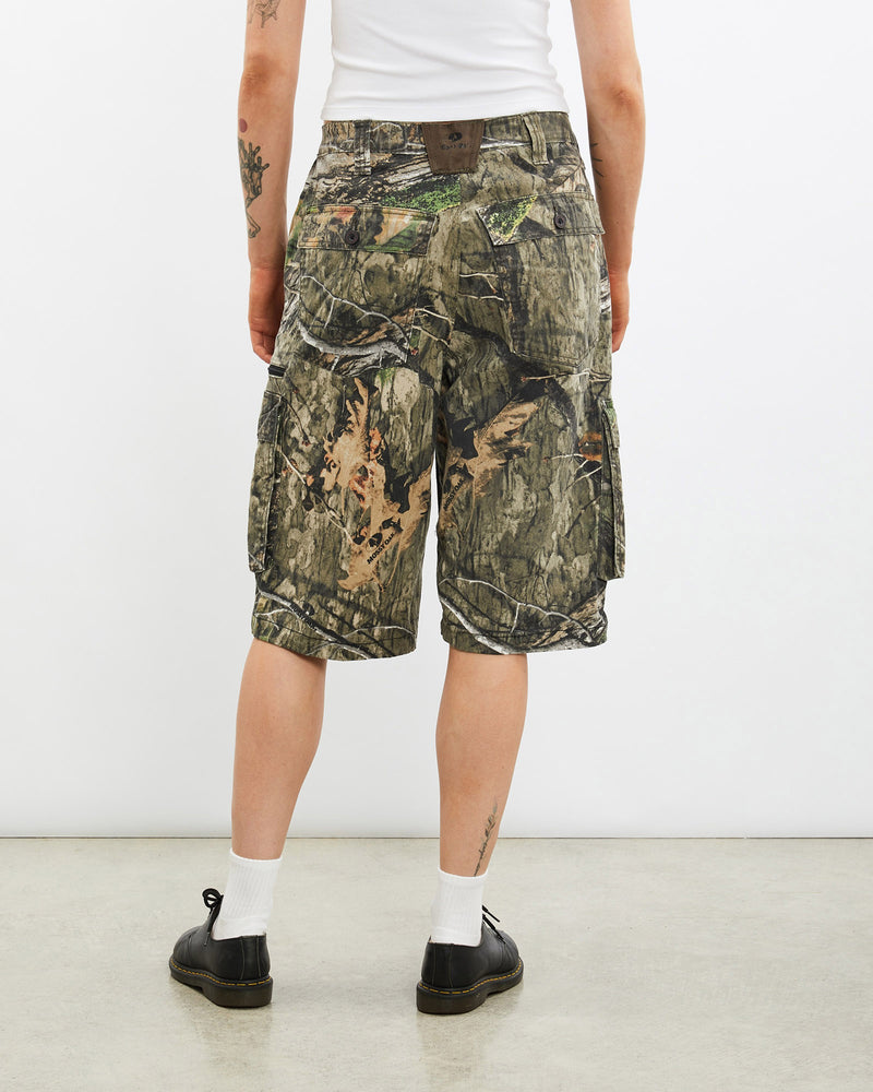 Vintage, Mossy, Oak, Realtree, Camo, Cargo, Shorts, The Real Deal, size 31", colour Green, newtown, sydney, australia, thrift store, opshop, preloved, secondhand, sustainable, retro, antique, 70s, 80s, 90s, 2000s, 00s, fashion, clothing, streetwear, trendy, garment, style, boutique, store, shop, archive, sale, cheap, best, top, Shorts