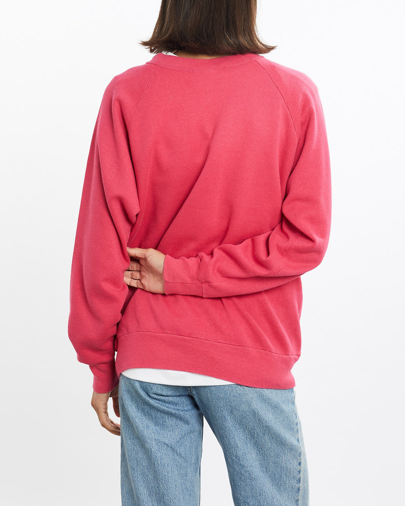 Vintage, 90s, Hard, Rock, Cafe, Sweatshirt, The Real Deal, size small, colour Pink, newtown, sydney, australia, thrift store, opshop, preloved, secondhand, sustainable, retro, antique, 70s, 80s, 90s, 2000s, 00s, fashion, clothing, streetwear, trendy, garment, style, boutique, store, shop, archive, sale, cheap, best, top, Sweats and hoodies