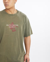 Vintage, Element, Skate, Tee, The Real Deal, size extra large, colour Green, newtown, sydney, australia, thrift store, opshop, preloved, secondhand, sustainable, retro, antique, 70s, 80s, 90s, 2000s, 00s, fashion, clothing, streetwear, trendy, garment, style, boutique, store, shop, archive, sale, cheap, best, top, T-Shirts