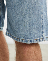 Vintage, Levi's, 505, Denim, Shorts, The Real Deal, size 33", colour Blue, newtown, sydney, australia, thrift store, opshop, preloved, secondhand, sustainable, retro, antique, 70s, 80s, 90s, 2000s, 00s, fashion, clothing, streetwear, trendy, garment, style, boutique, store, shop, archive, sale, cheap, best, top, Shorts