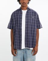 Vintage, 90s, Polo, Ralph, Lauren, Short, Sleeve, Button, Up, Shirt, The Real Deal, size large, colour Navy, newtown, sydney, australia, thrift store, opshop, preloved, secondhand, sustainable, retro, antique, 70s, 80s, 90s, 2000s, 00s, fashion, clothing, streetwear, trendy, garment, style, boutique, store, shop, archive, sale, cheap, best, top, Shirts