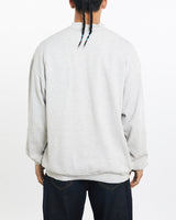 Vintage, 90s, NFL, Philadelphia, Eagles, Sweatshirt, The Real Deal, size large, colour Grey, newtown, sydney, australia, thrift store, opshop, preloved, secondhand, sustainable, retro, antique, 70s, 80s, 90s, 2000s, 00s, fashion, clothing, streetwear, trendy, garment, style, boutique, store, shop, archive, sale, cheap, best, top, Sweats and hoodies