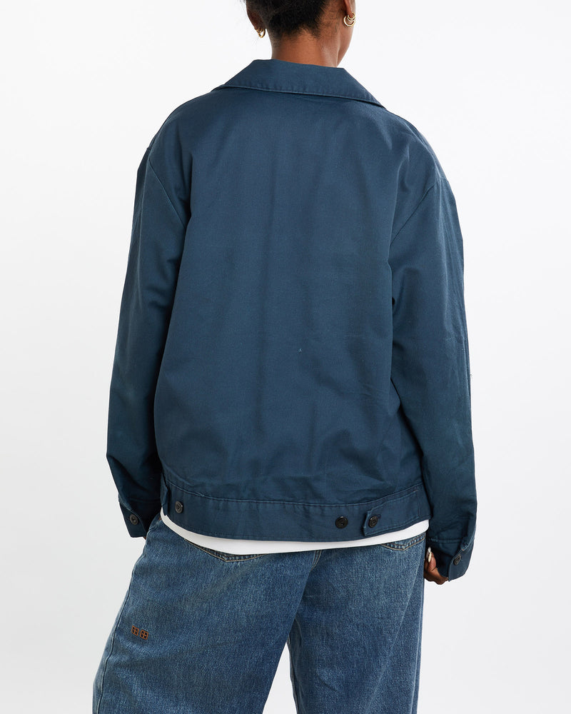 Vintage, Mechanic, Jacket, The Real Deal, size medium, colour Navy, newtown, sydney, australia, thrift store, opshop, preloved, secondhand, sustainable, retro, antique, 70s, 80s, 90s, 2000s, 00s, fashion, clothing, streetwear, trendy, garment, style, boutique, store, shop, archive, sale, cheap, best, top, Jackets